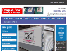 Tablet Screenshot of dropabox.com